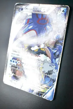 Team Aqua's Kyogre EX 006/034 Double Crisis 2015 RR 1st Edition FA Pokemon Card - Image 4