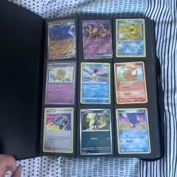 Pokemon Binder - With 300 Cards Different Sets And Conditions - Image 1