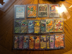 Pokemon TCG Scarlet & Violet Lot - Ex, Gold, and Full Art Cards! (20 cards) - Image 1