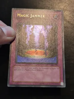 Yu-Gi-Oh! ULTRA RARE CARD MAGIC JAMMER MRD-128 1996 VINTAGE PRINT NM/VLP - Image 2
