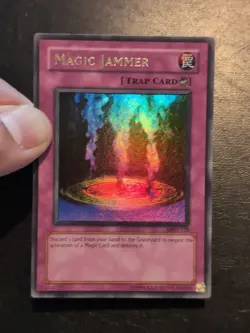 Yu-Gi-Oh! ULTRA RARE CARD MAGIC JAMMER MRD-128 1996 VINTAGE PRINT NM/VLP - Image 3