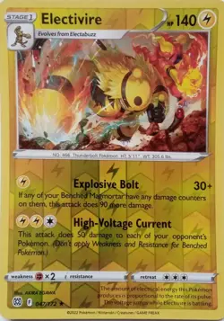 ELECTIVIRE - REVERSE HOLO - BRILLIANT STARS - POKEMON CARD - 047/172 - Image 1