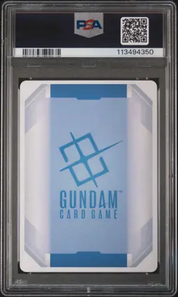 PSA 9 Gundam Card Game Overflowing Affection Ver.β GD01-118 U+ Beta Alt FOIL - Image 2