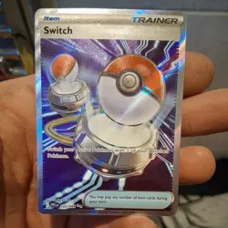 Switch - 123/094 - Phantasmal Flames - Full Art Trainer - Pokemon Card Toploader - Image 1