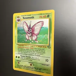 Pokemon TCG Venomoth 13/64 Holo Rare Jungle 1999 NM/LP+ Great Card and Gift - Image 2
