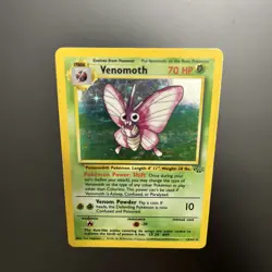 Pokemon TCG Venomoth 13/64 Holo Rare Jungle 1999 NM/LP+ Great Card and Gift - Image 5