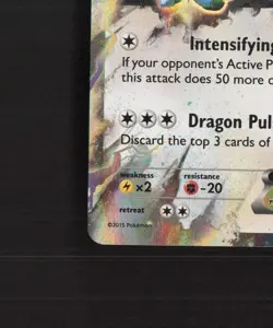 Rayquaza EX 75/108 Roaring Skies Ultra Rare Holo Pokemon Card DMG - Image 5