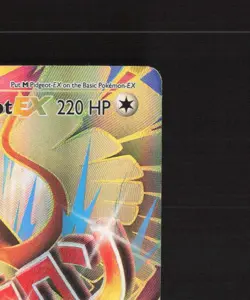 Mega M Pidgeot EX 105/108 Evolutions Full Art Ultra Rare Holo Pokemon Card DMG - Image 4