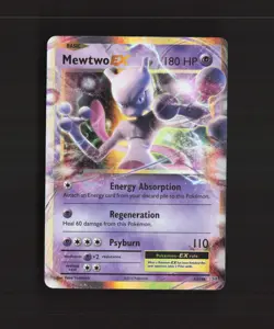 Mewtwo EX 52/108 Evolutions Ultra Rare Holo Pokemon Card DMG - Image 1