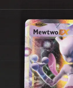 Mewtwo EX 52/108 Evolutions Ultra Rare Holo Pokemon Card DMG - Image 3