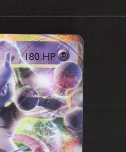 Mewtwo EX 52/108 Evolutions Ultra Rare Holo Pokemon Card DMG - Image 4