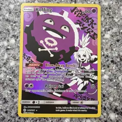 Pokemon TCG Koffing Trainer 243/236, Sm-Cosmic Eclipse, Secret Rare Card - Image 1
