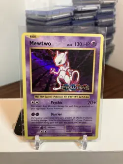 Pokemon Card Mewtwo Evolutions STAMPED 51/108 prerelease 528 - Image 1