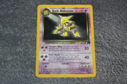 Dark Alakazam Pokemon Card 18/82, Vintage, Tream Rocket, Copyright 2002 - Image 1