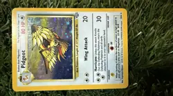 Pokemon Pidgeot Holo Base Set Card 8/64 Wizards of the Coast English 1999 - Image 1