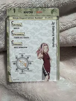 Naruto Kayou English Series 2 Card - Sakura Haruno - NRSA02-SR-018L2 - Image 2