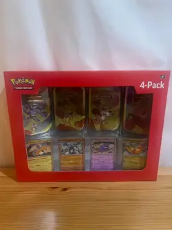 Pokemon 4 Mini Tins + 4 Promo Cards Bundle 1- 151 SAMS CLUB EXCLUSIVE Brand New - Image 1