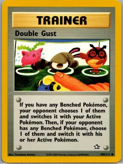 Double Gust 100/111 Non Holo Neo Genesis - Pokemon Card - NM - Image 1