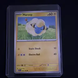 Pokemon Mareep 066/198 SV01 Scarlet & Violet Base Set Regular Common 60HP Card - Image 1