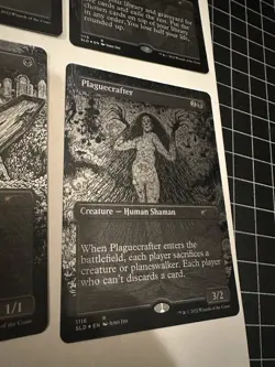 Juji Itoh Magic The Gathering MTG Foil Etched Set 4 Cards - Image 3