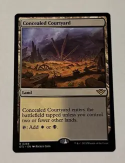 MTG Concealed Courtyard - Outlaws of Thunder Junction NM - Image 1