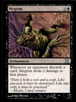 Megrim LP Light Play Tenth Edition MTG [7136] - Image 1