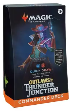 Outlaws of Thunder Junction: Commander Deck - Quick Draw MTG Brand New Sealed - Image 1
