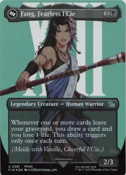Fang, Fearless l'Cie (Borderless) - FOIL - U FINAL FANTASY 381 - MTG - Image 1
