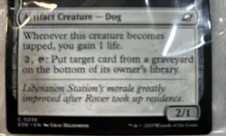 MagicCon Atlanta EXCLUSIVE PIN - ARTIFACT CREATURE - DOG Chrome Companion NEW - Image 4