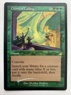 MTG Chord of Calling RETRO FRAME FOIL Ravnica Remastered 345​​ NM - Image 1