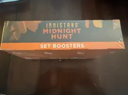 MTG: Innistrad Midnight Hunt - Set Booster Box - Sealed, New 630509987184 - Image 1