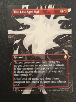 MTG - The Last Agni Kai (Borderless) - Avatar: The Last Airbender NM/M - Image 1