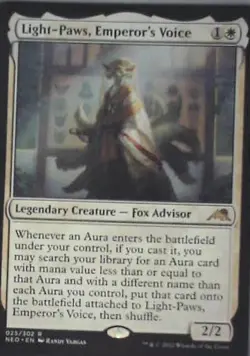 Light-Paws, Emperor's Voice - Kamigawa: Neon Dynasty: #25, MTG Nm C278 - Image 1