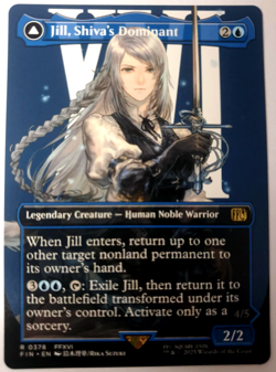 Jill, Shiva's Dominant - Borderless Rare - MTG Final Fantasy - 0378 NM - Image 1