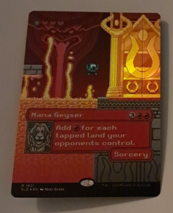 Mana Geyser Rainbow Foil NM Secret Lair MTG Magic the Gathering - Image 1