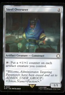 Steel Overseer Universes Beyond: Fallout #241 Rare - Image 1