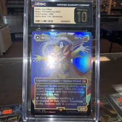 KEFKA,COURT MAGE Final Fantasy Borderless Surge Foil Mythic CGC 10 Pristine 0398 - Image 1
