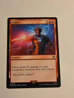 Delete X1 WHO MTG Universes Beyond Doctor Who - Image 1