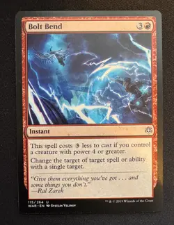 Bolt Bend x1 MTG War of the Spark Magic Near Mint NM English - Image 1