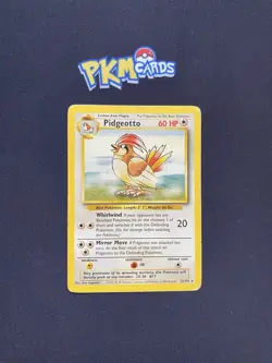 Pokemon TCG Pidgeotto Base Set 22/102 Regular Rare HP. - Image 1