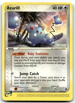 Azurill 31/100 Sandstorm Uncommon Normal Pokemon TCG HP - Image 1