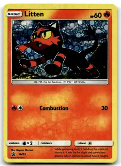 Litten - (General Mills Promo) SM02 Promo Holo Pokemon TCG LP - Image 1