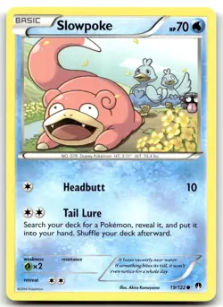 Slowpoke 19/122 XY - BREAKpoint Common Normal Pokemon TCG NM - Image 1