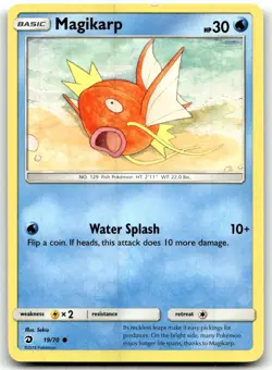 Magikarp 19/70 Dragon Majesty Common Unlimited Pokemon TCG NM - Image 1