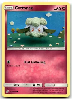 Cottonee 143/236 SM - Unified Minds Common Normal Pokemon TCG NM - Image 1