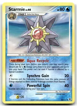 Starmie 50/111 Rising Rivals Uncommon Normal Pokemon TCG HP - Image 1