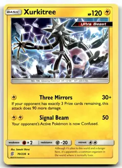 Xurkitree 70/236 SM - Unified Minds Rare Normal Pokemon TCG NM - Image 1