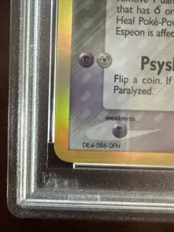 2005 POKEMON EX DELTA SPECIES #4 ESPEON-REV.FOIL DELTA SPECIES PSA NM 7 - Image 3