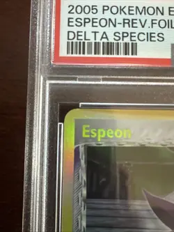 2005 POKEMON EX DELTA SPECIES #4 ESPEON-REV.FOIL DELTA SPECIES PSA NM 7 - Image 4