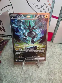 Pokemon TCG Zekrom EX SIR 166/086 Black Bolt English- NM PACK FRESH - Image 1
